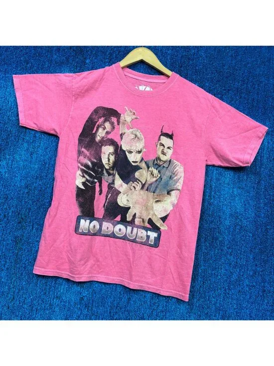 No Doubt Rock Pink T-Shirt Size S/M - Picture 3 of 4